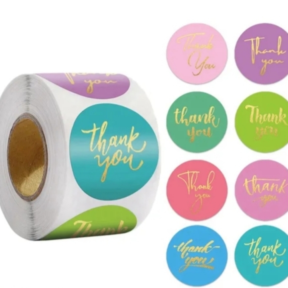 Other - 500 Thank You stickers